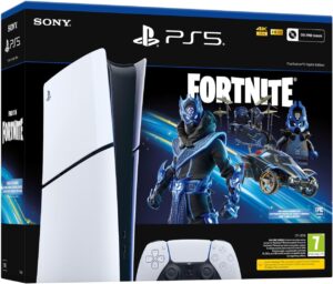 PS5 Consoles: PS5 Digital Edition - Fortnite Bundle [PAL] (Complete) (Factory Sealed)