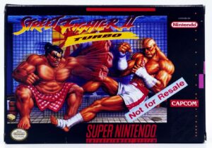 SNES: Street Fighter II Turbo [Not For Resale Kiosk Demo] [NTSC-U] [RARE ITEM]