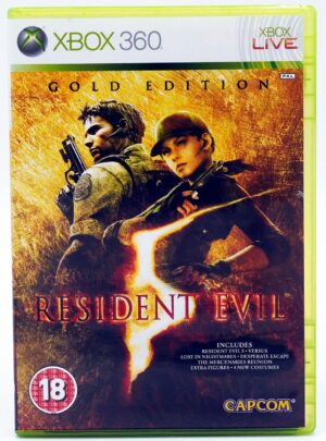 Xbox 360: Resident Evil 5 - Gold Edition (Complete) [PAL]