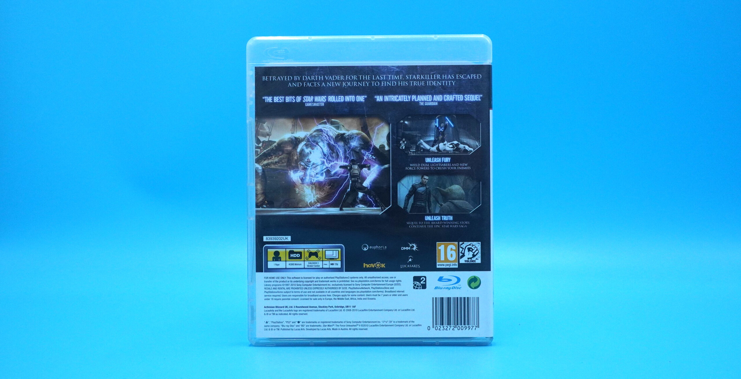 PS3: Star Wars - The Force Unleashed II (2) [PAL] (Complete)