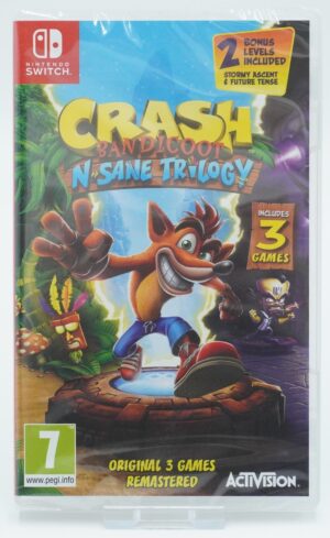Switch: Crash Bandicoot N. Sane Trilogy [PAL] (Sealed)