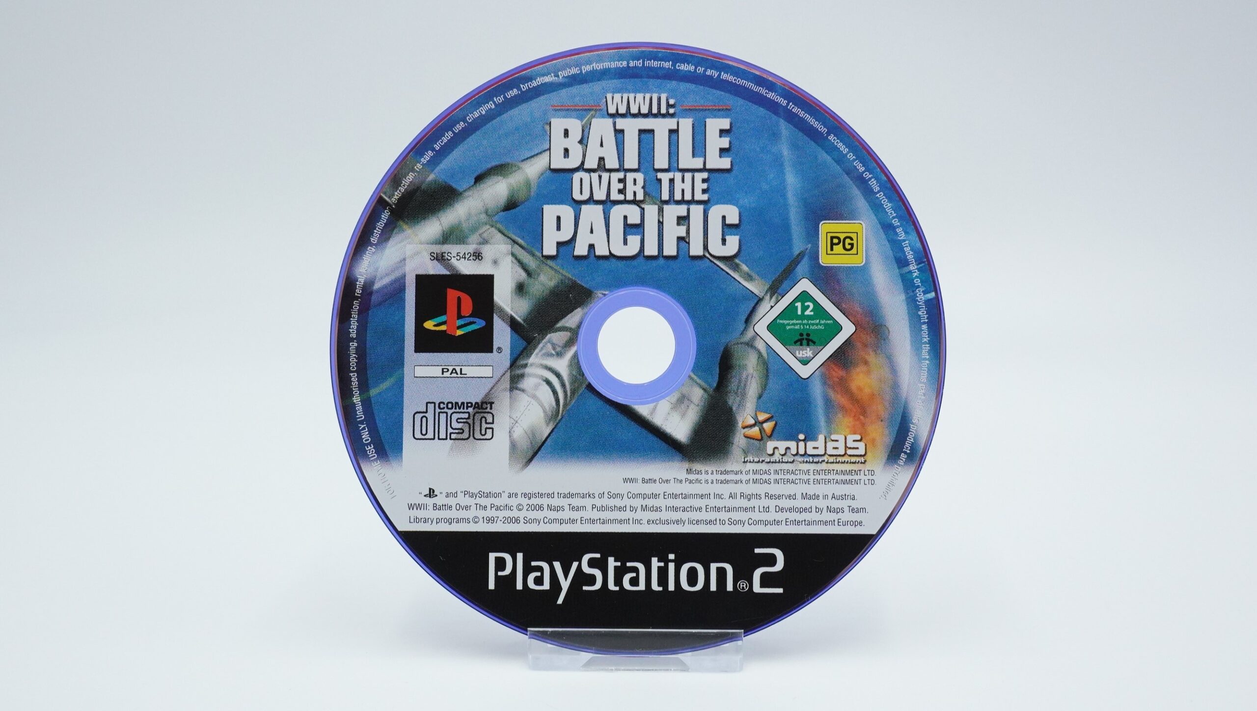PS2: WWII: Battle Over The Pacific [PAL] (No Manual)