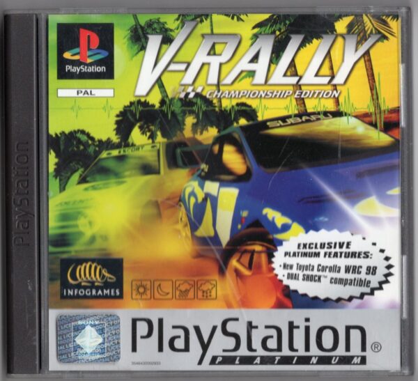 PS1: V-Rally (PAL) (Complete) [PLATINUM]