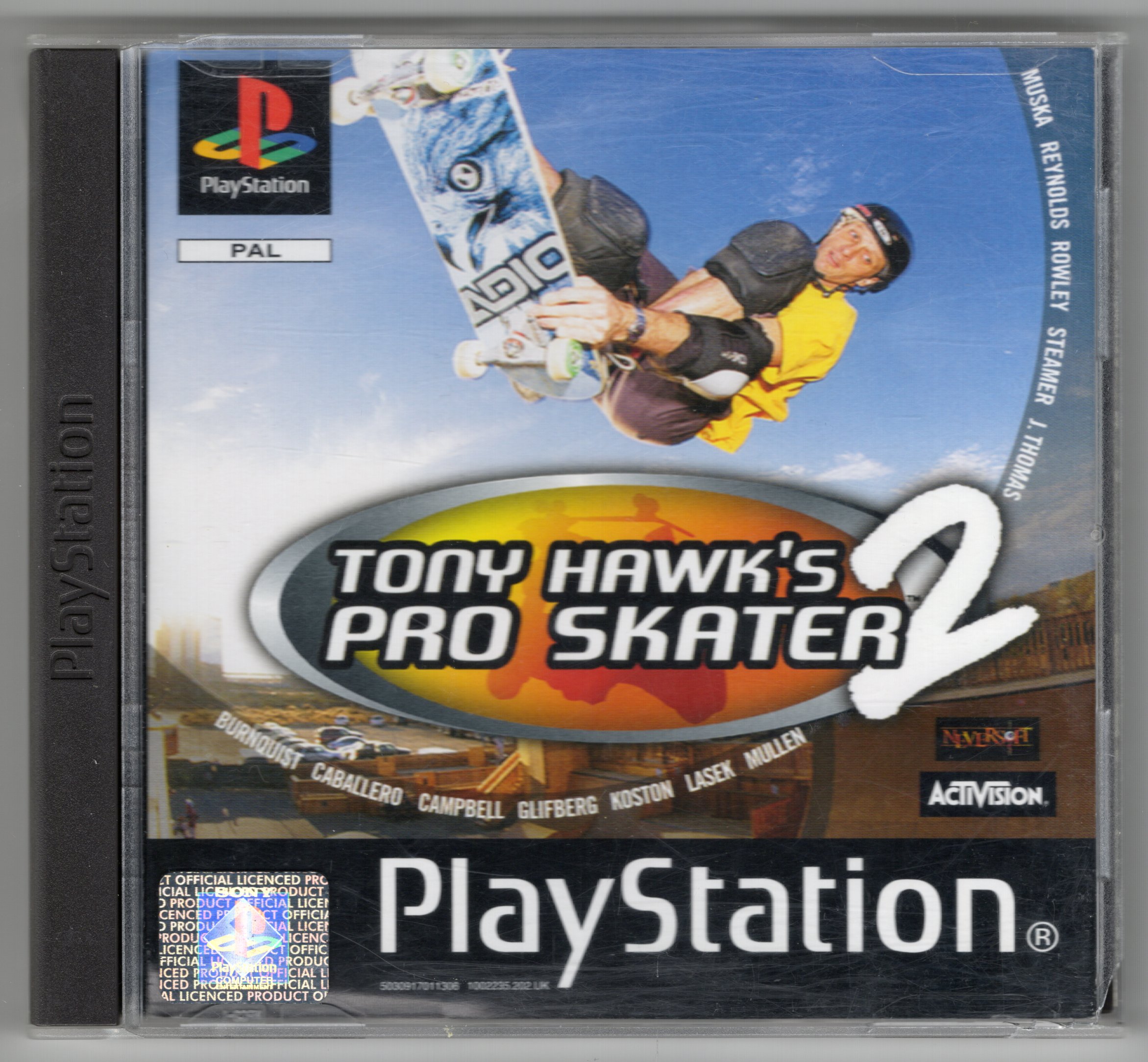 PS1: Tony Hawk's Pro Skater 2 [PAL] (Complete) (DISCOUNTED)