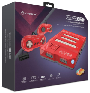 Consoles - Hyperkin RetroN 3 HD 3-in-1 Retro Gaming Console (NES, Super Famicom, Mega Drive) [Jasper Red] (Factory Sealed)
