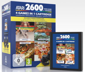 Atari: Atari 4 in 1 Game Cartridge Plus Paddle Pack (Factory Sealed)