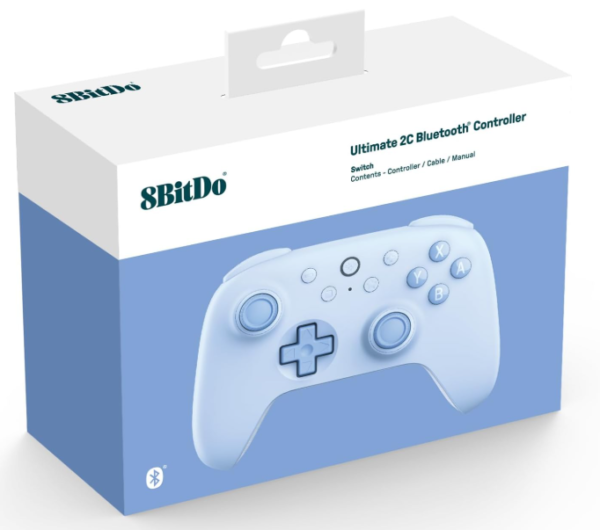 Accessories: 8BitDo – Ultimate 2C Bluetooth Controller [BLUE] (Factory ...