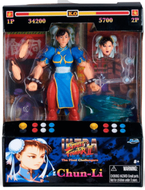 Collectables: Street Fighter II - 6" Deluxe Collector Figure (Chun Li) (Factory Sealed)
