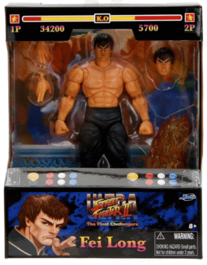Collectables: Street Fighter II - 6" Deluxe Collector Figure (Fei Long)  (Factory Sealed)