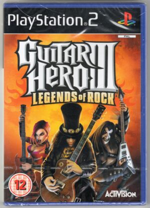 PS2: Guitar Hero III - Legends of Rock [PAL] (Factory Sealed)