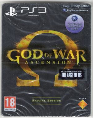 PS3: God of War - Ascension [Special Edition] [Inc The Last of Us DEMO] [PAL] (Factory Sealed)