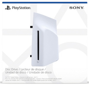 PS5 Accessories: Disc Drive - PS5 Digital Edition (Slim) (White) (Factory Sealed)