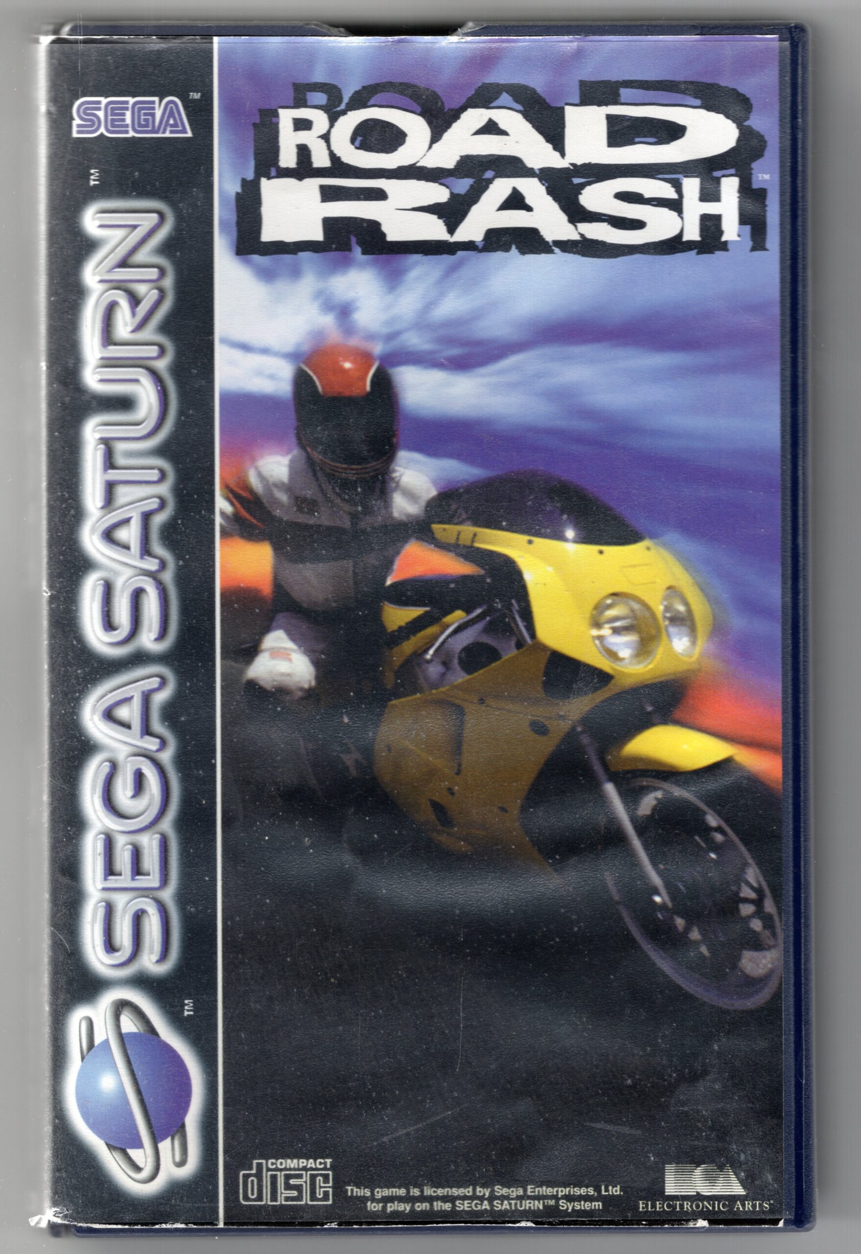 Jeu Sega Saturn Road Rash Complet Version PAL - État Correct, Collection Rétro