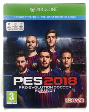 Xbox One: Pro Evolution Soccer 2018 (Legacy Edition) [PAL] (Complete with Sealed Steelbook Game)