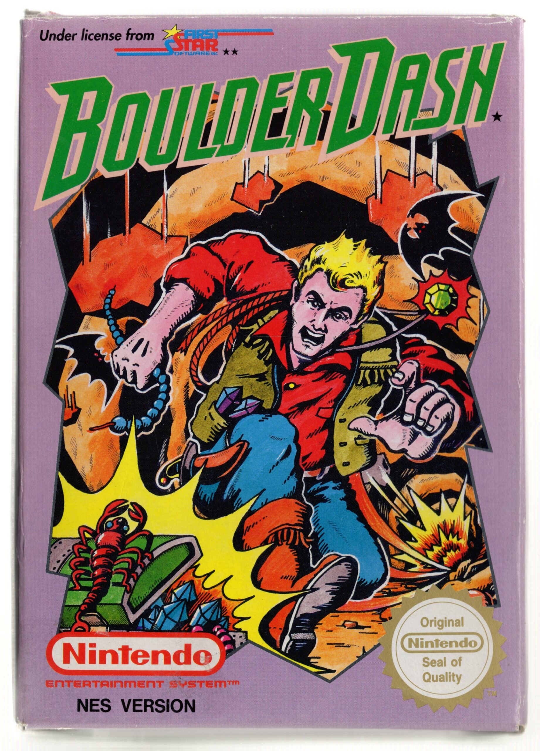 NES: Boulder Dash [PAL] (Complete) (MINT)