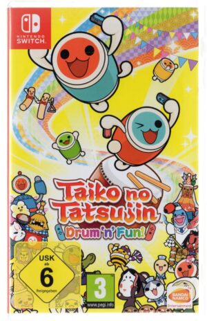 Switch: Taiko no Tatsujin - Drum'n Fun! [PAL] (Complete) (MINT)