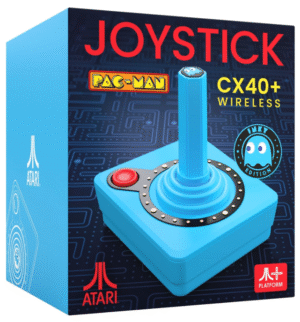 Atari Accessories: Pac-Man CX-40+ Wireless Joystick [BLUE] (Factory Sealed)