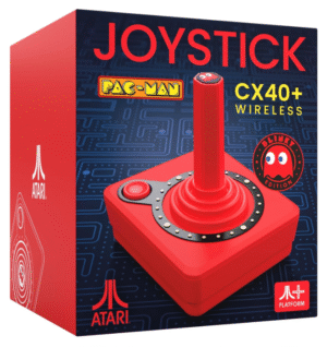 Atari Accessories: Pac-Man CX-40+ Wireless Joystick [RED] (Factory Sealed)
