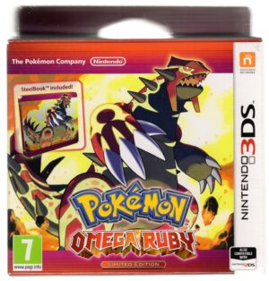 3DS: Pokemon Omega Ruby [Limited Edition] [PAL] (No Manual) (MINT)