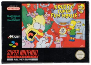 SNES: Krusty's Super Fun House [PAL] (Complete) (GOOD)