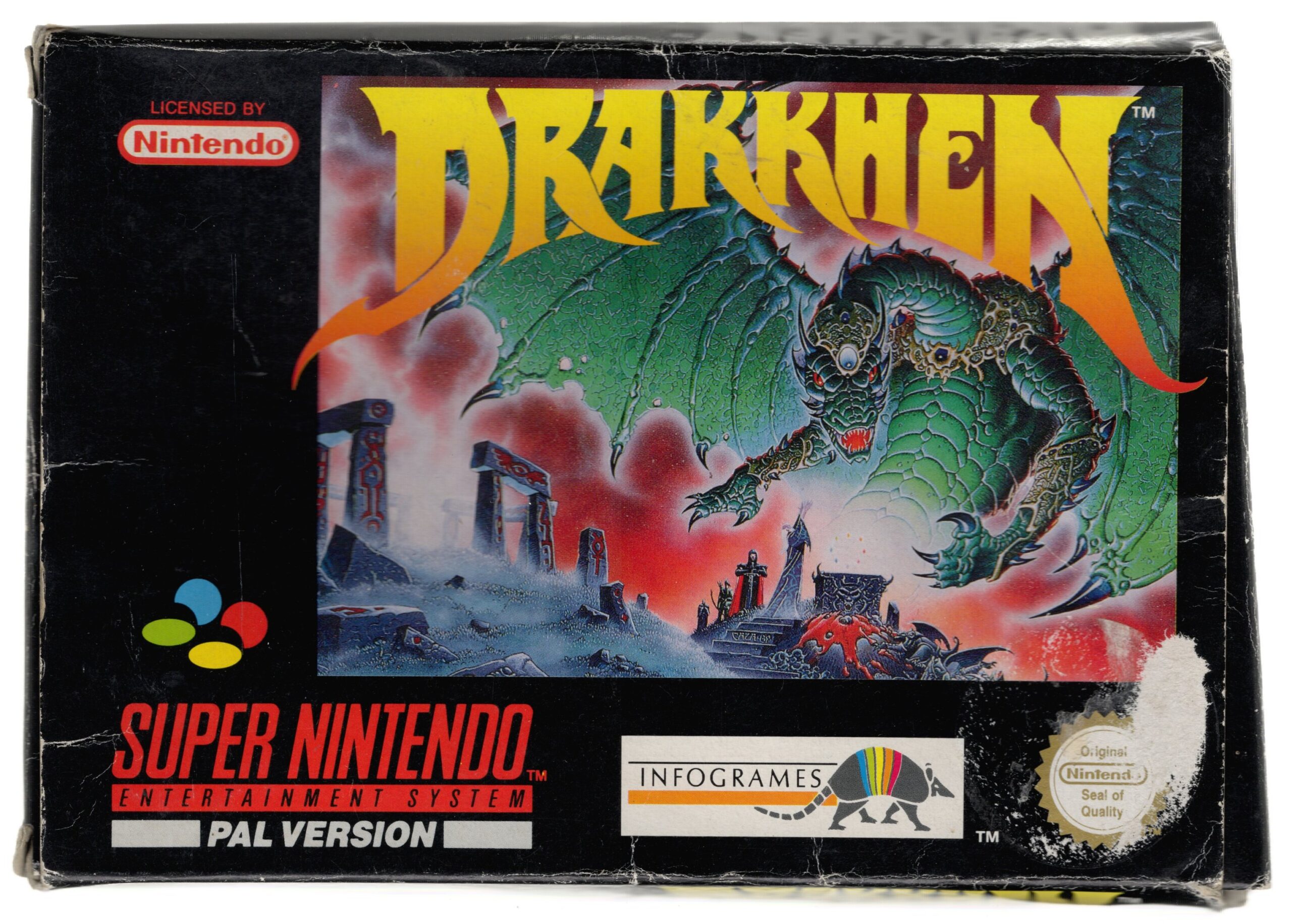 SNES: Drakkhen [PAL] (Complete) (POOR)
