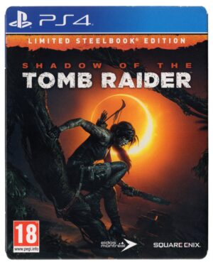 PS4: Shadow of The Tomb Raider [Limited Steelbook Edition] [PAL] (Complete) (VERY GOOD)