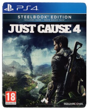 PS4: Just Cause 4 [Steelbook Edition] [PAL] (Complete) (GOOD) (SEALED STEELBOOK)