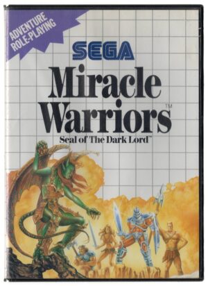 Master System: Miracle Warriors - Seal of The Dark Lord [PAL] (No Manual) (FAIR) - No Tab