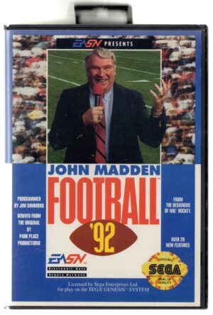 Genesis: John Madden Foootball '92 [PAL] (Complete) (MINT)