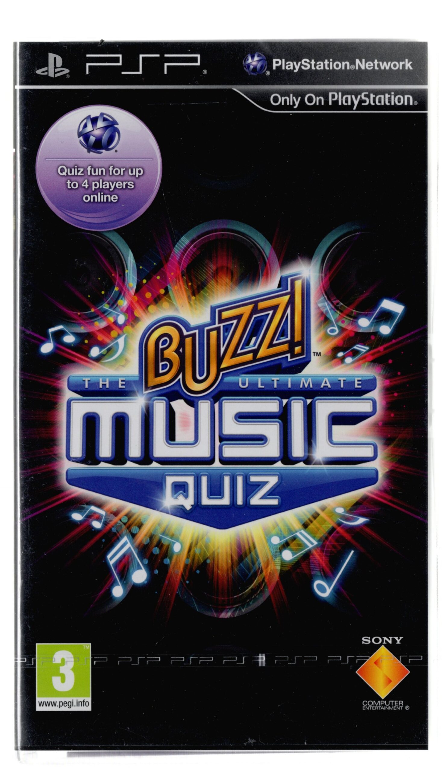 PSP: Buzz! - The Ultimate Music Quiz [PAL] (Factory Sealed)
