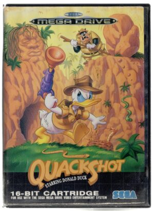 Mega Drive: Quackshot Starring Donald Duck [PAL] (No Manual) (POOR) - No Tab