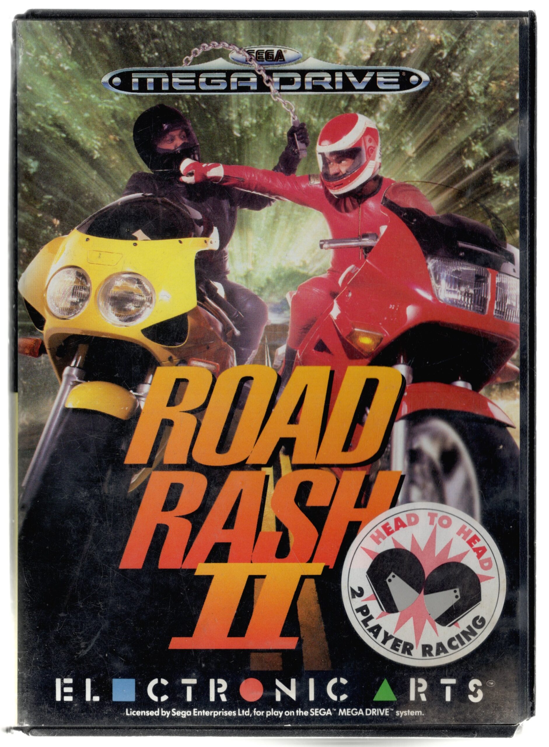 Mega Drive: Road Rash II [PAL] (No Manual) (POOR) - No Tab