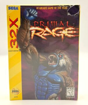 Sega 32X: Primal Rage [NTSC-U] Factory Sealed - Tears in Wrap (See Pictures)