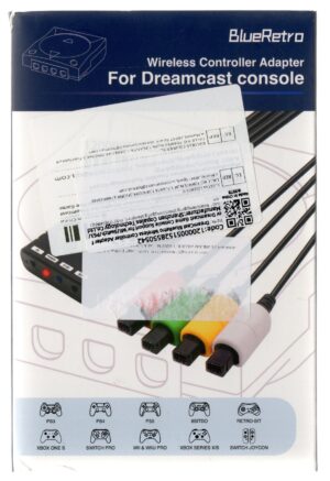 Accessories: Blue Retro Wireless Controller Adapter (Dreamcast) (Factory Sealed)