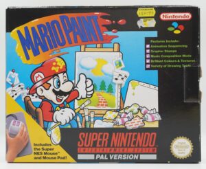 SNES: Mario Paint [PAL] (COMPLETE) (BIG BOX) (VERY GOOD) - Opened never used